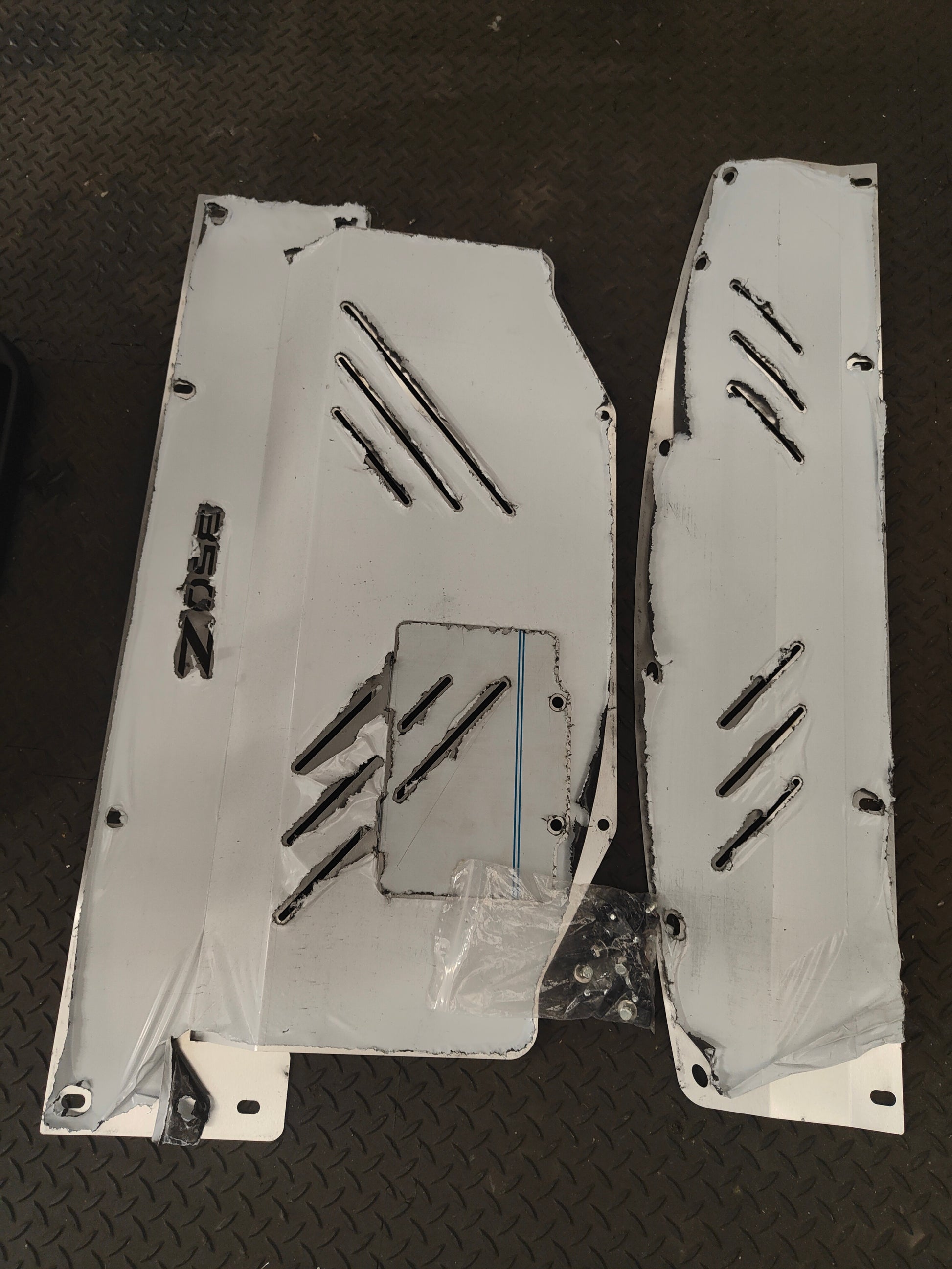 350z Metal front undertray