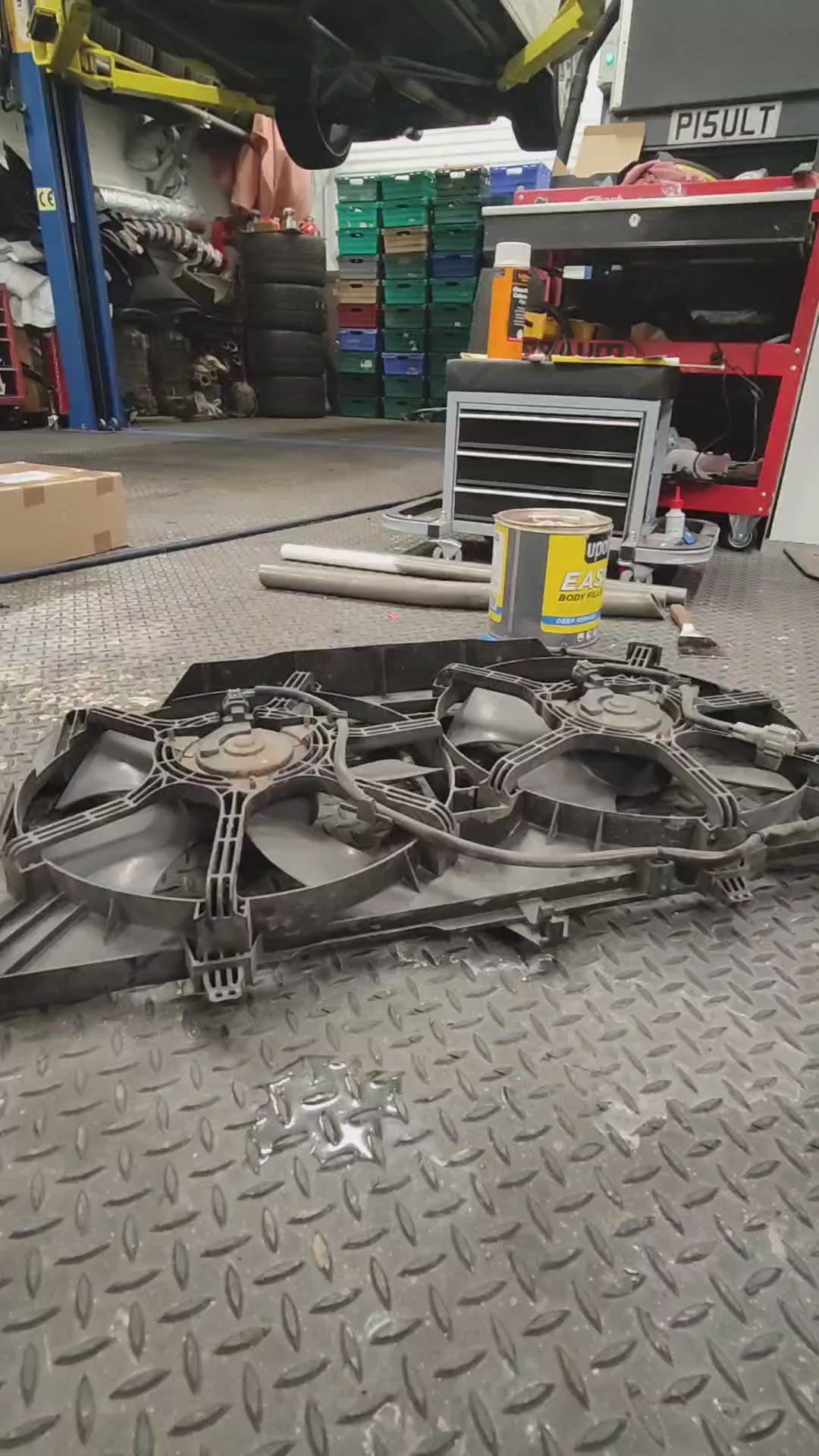 Nissan 350z radiator fans