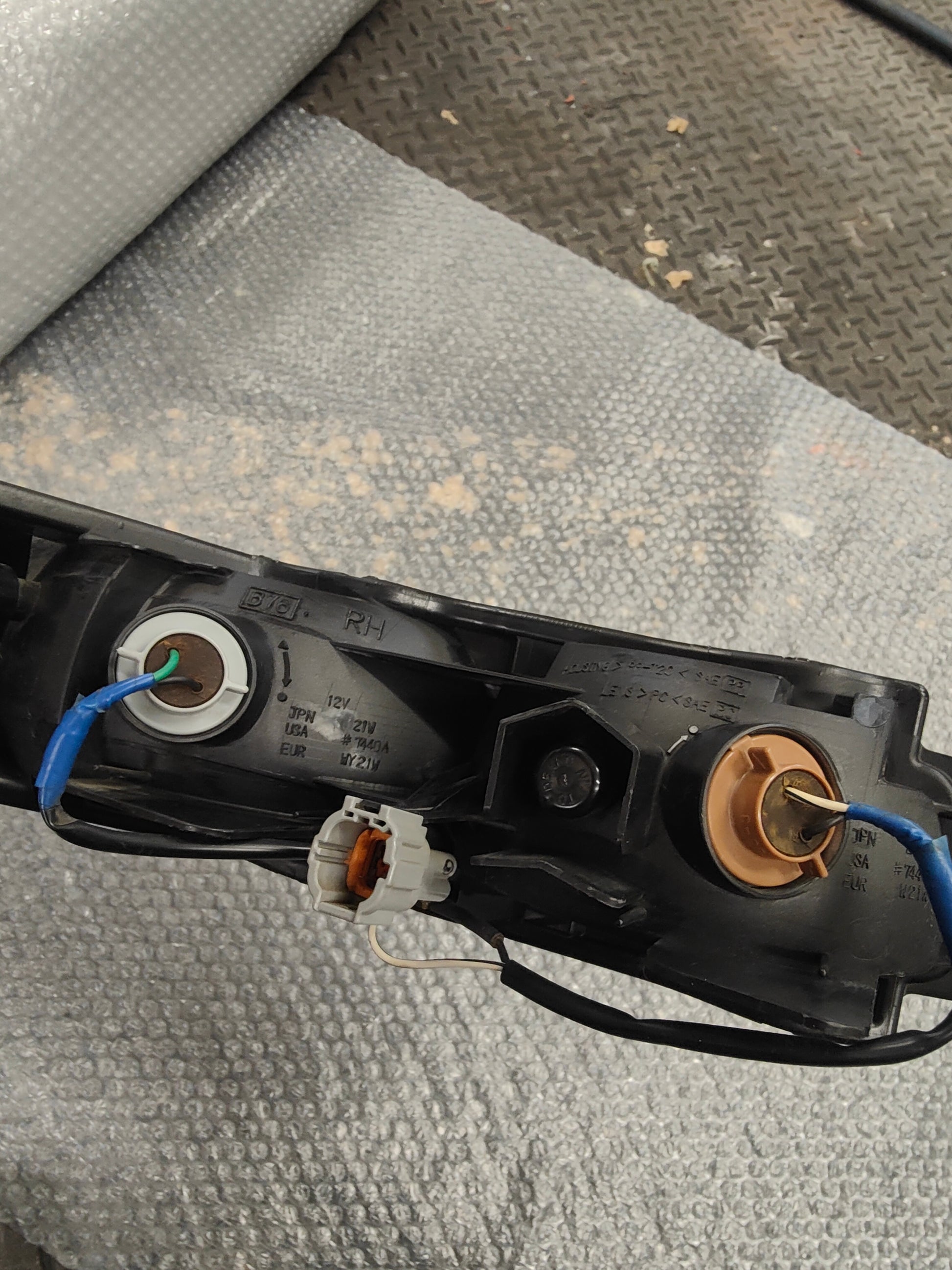 350z Clear JDM fog light