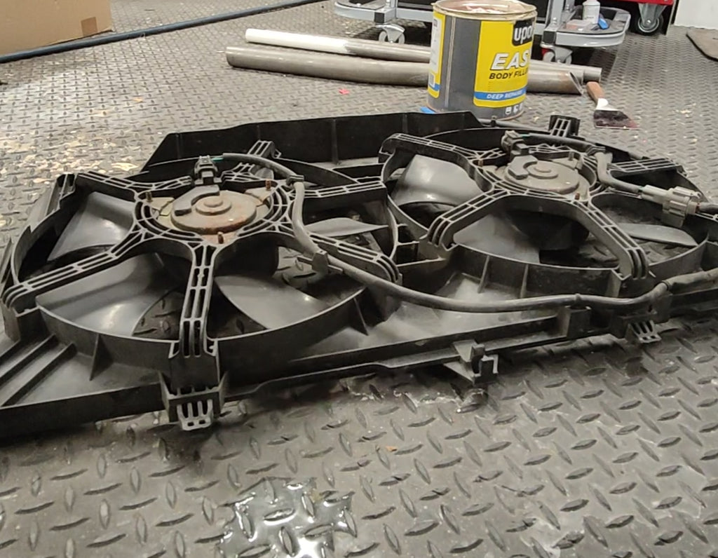 Nissan 350z radiator fans