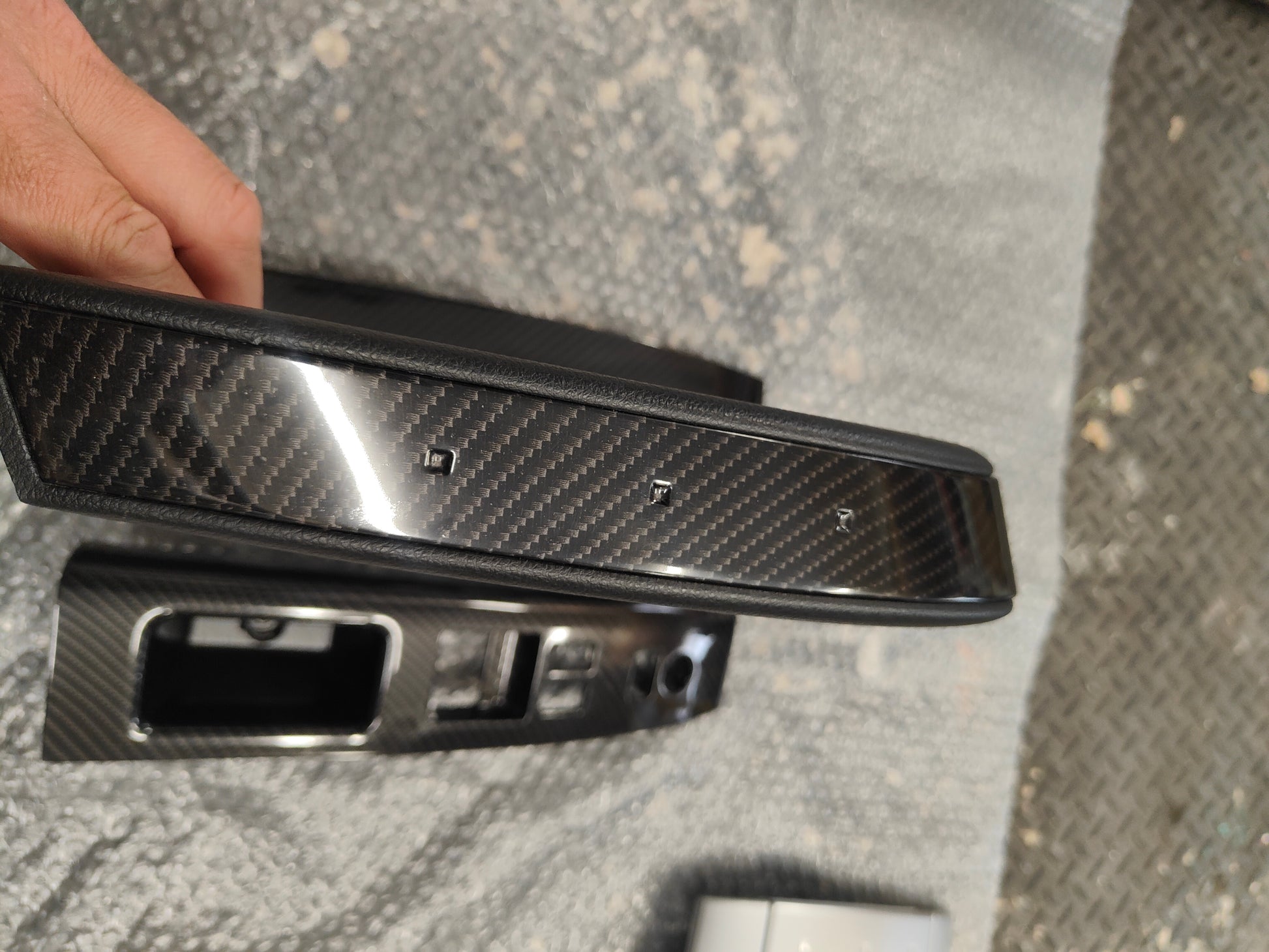 350z DE door handles hydrodip carbon