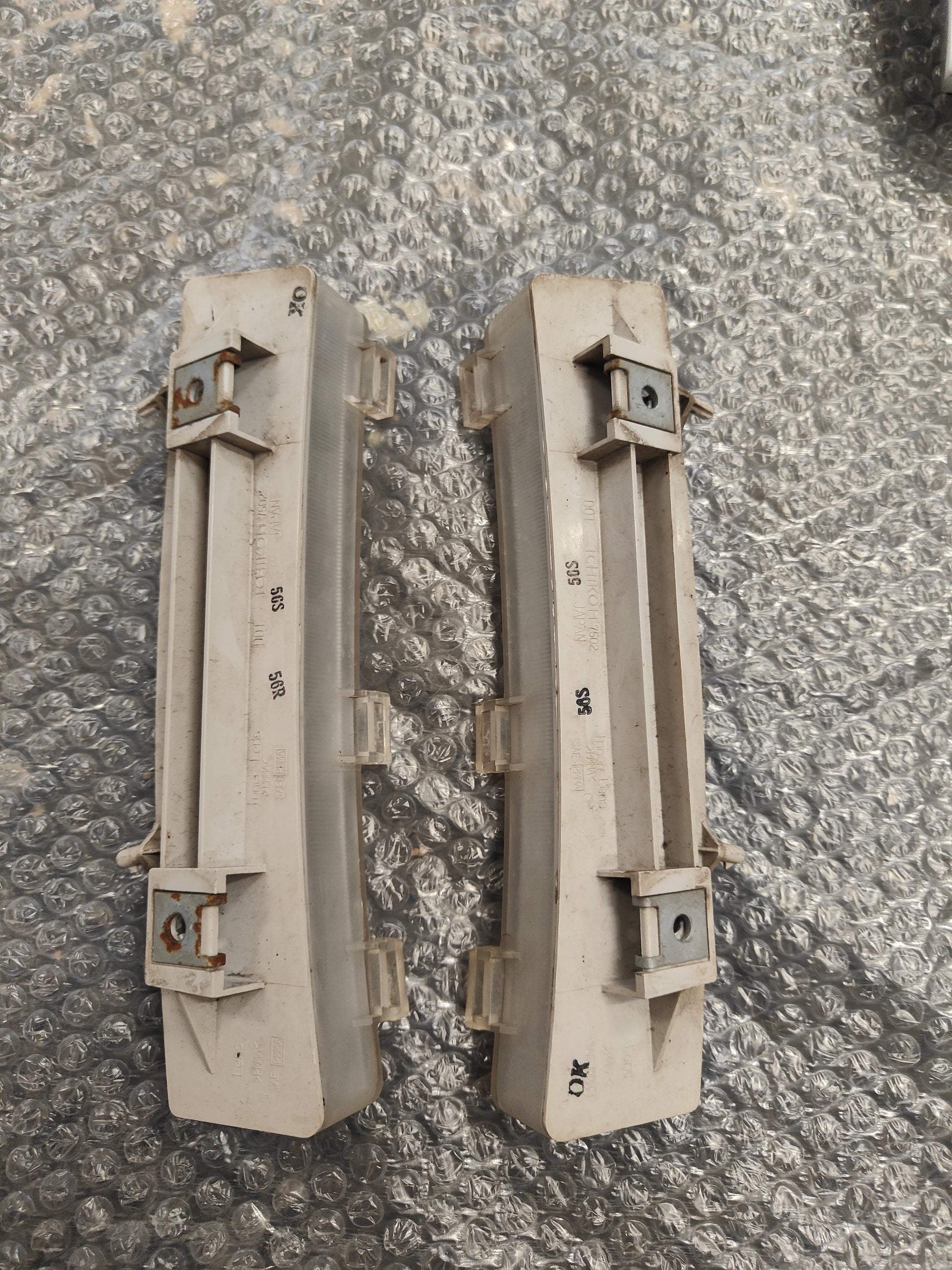 350z Facelift bumper clear reflectors